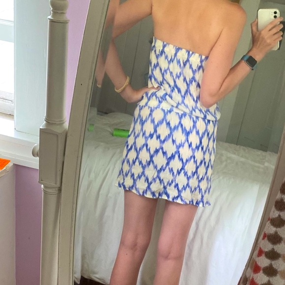 Romper White and Blue Ikatt small - Picture 2 of 8